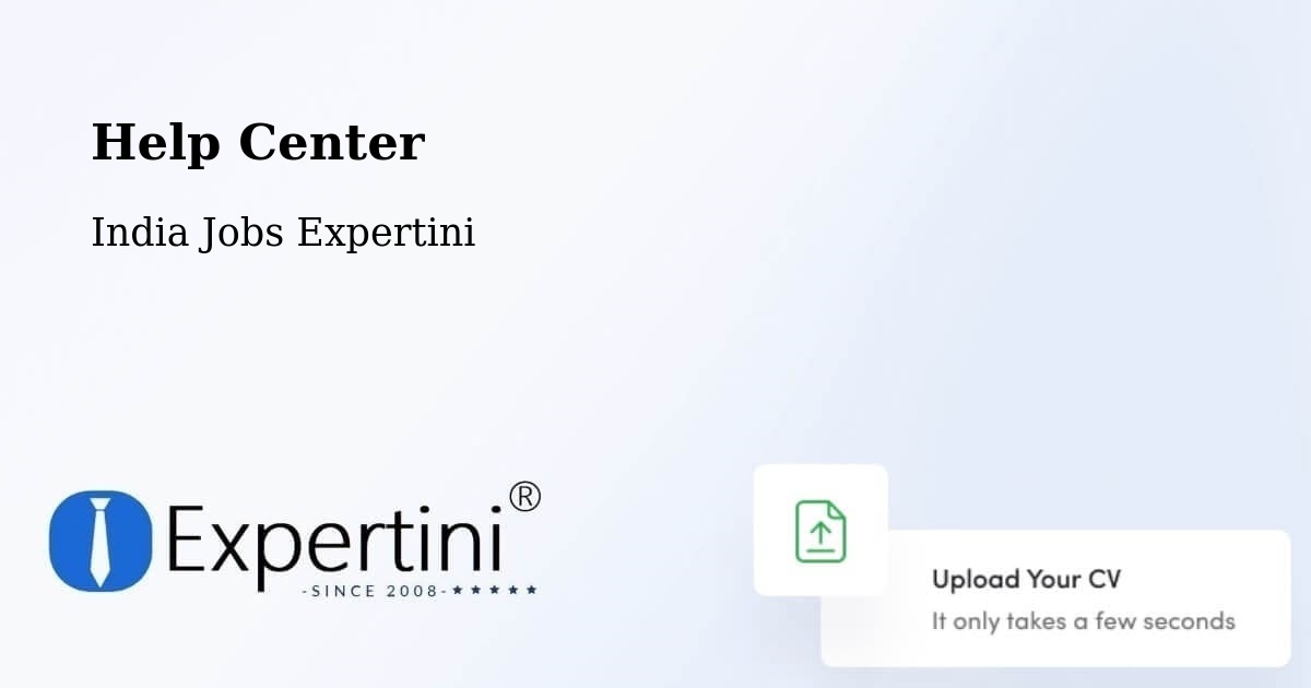 Help Center - India Jobs Expertini