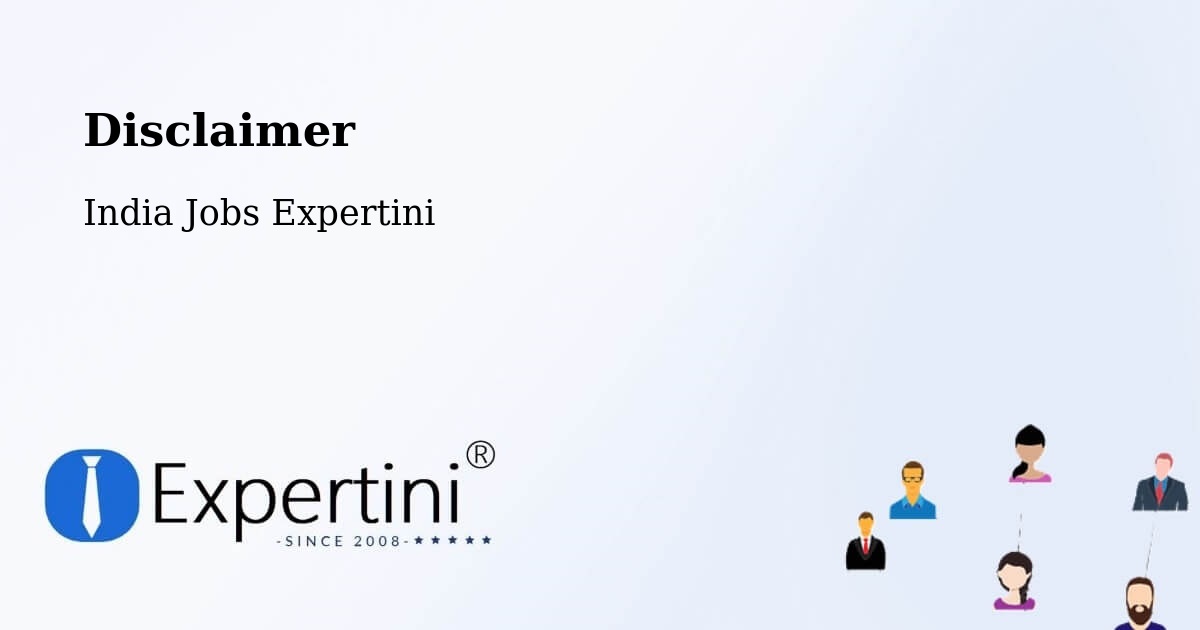 Disclaimer – Kozhikode - India Jobs Expertini